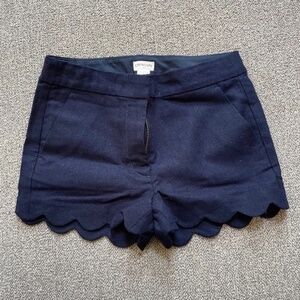 Crewcuts Girl Linen Scalloped Shorts Size 10 NWT